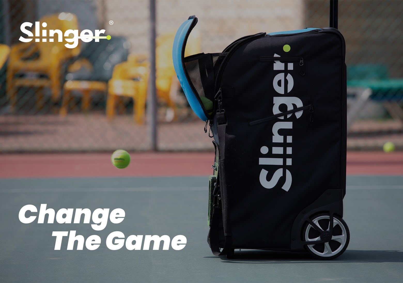 New Slinger Ball Launcher Tennis Only