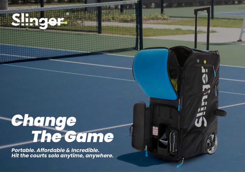 New Slinger Ball Launcher Tennis Only