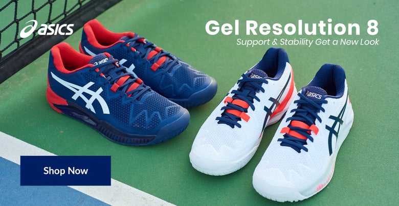 New Asics Resolution 8