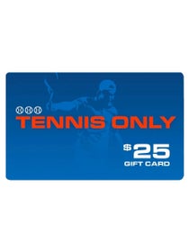 Tennis Only Gift Card $25