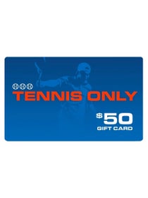 Tennis Only Gift Card $50