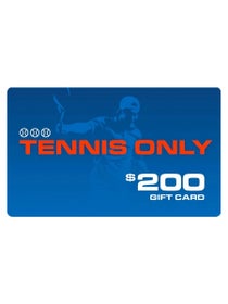 Tennis Only Gift Card $200