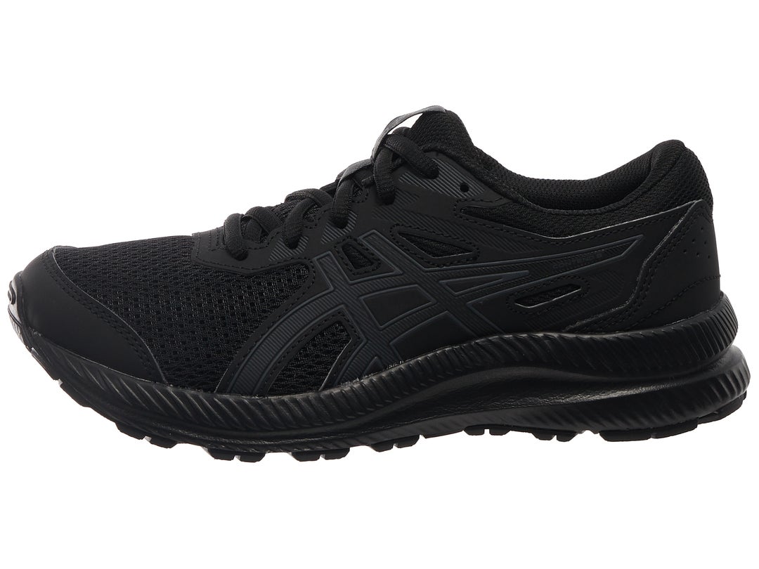 ASICS Gel Contend 8 Kid's Shoes Black/Black Tennis Only