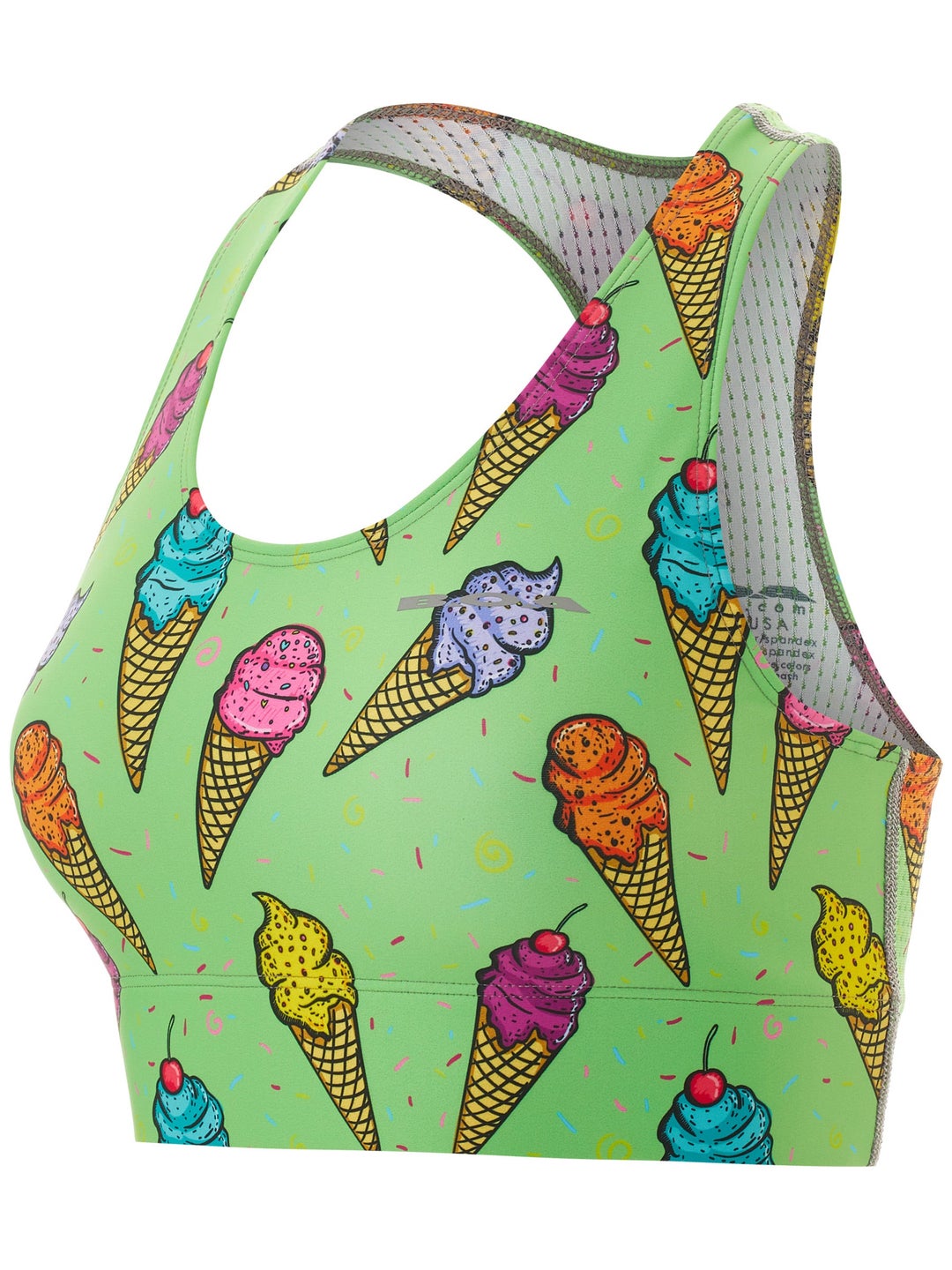 BOA Women's Printed Performance Bra Ice Cream Tennis Only