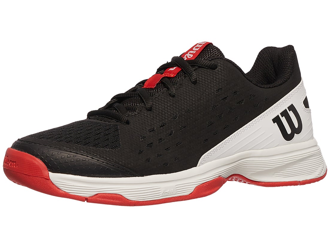 Wilson Rush Pro L Black/White/Red Junior Shoe | Tennis Only