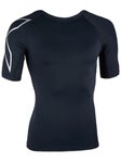 2XU Men Comp SS Top SM Black/Silver