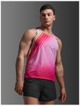 2XU Men Light Speed React Singlet SM Fuchsia