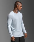 2XU Men Aero Mesh LS SM Moonstone