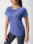 2XU Wom Aero SS XS Marlin/Hydrangea