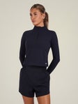 2XU Wom Aero Waffle 1/2 Zip LG Black