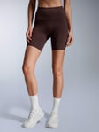 2XU Wom Form Hi Rise Com 6" Short LG Bark