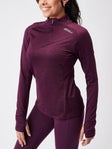 2XU Wom Ign 1/4 Zip MD Beet/Silver Reflective