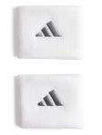 adidas Singlewide Wristband  - White/Iron