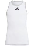 adidas Girl's Core Club Tank - White