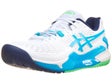 Asics Gel Resolution 9 Men's Shoes White/Digital Aqua