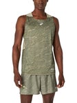 ASICS Men Fujitrail Elite Singlet SM Mantle Green