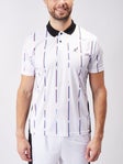 Australian Men's Stripe Polo White S