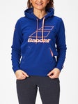 Babolat Women's Exercise Big Logo Hoodie Navy XS