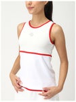 BB Women's Capri Tank White M