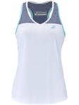 Babolat Girl's 2023 Play Tank Top White 8-10