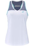 Babolat Girl's 2023 Play Tank Top White 6-8