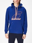 Babolat Men's Exercise Big Logo Hood Sweat Blue MD