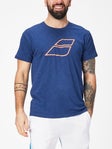 Babolat Men's Exercise Big Flag T-Shirt Navy M