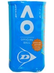 Dunlop Australian Open Extra Duty 4 Ball Can- Twin Pack