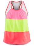 Lucky in Love Girl's Nano Layered Colorblock Tank