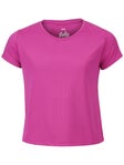Lucky In Love Girl's Retro Boxy Top Mulberry S