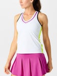Lucky In Love Women's Love Bound Tank White L