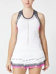 Lucky in Love Women's Santa Fe Summer Tank White S