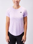 NB Women Q Speed Jacquard SS SM Cyber Lilac