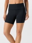 NB Wom Sleek Pocket HR 6" Short XS Black