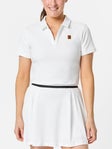 Nike Women's Heritage Crop Polo White L