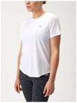 Running Bare Wom Run Cool Tee 10 White