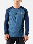 rabbit Men EZ Tee Perf LS SM Dark Blue