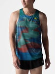 rabbit Men Go Time Tank MD Blue Heat Map