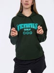Tennis Only Unisex Vintage Hoodie Green SM