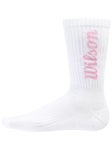 Wilson Unisex Crew Logo Sock Bloom MD
