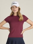 Wilson Women's Seamless Top - Cranberry  XS