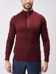 YMR Men's Vstanede Merino LS XL Wine Red