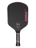 Six Zero Coral Hybrid Pickleball Paddle