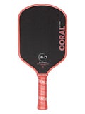 Six Zero Coral Hybrid Pickleball Paddle