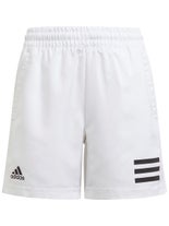 adidas Boy's Club 3-Stripe Short White 9-10