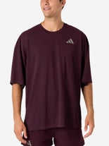 adidas Men's Slam Oversized Top Maroon S