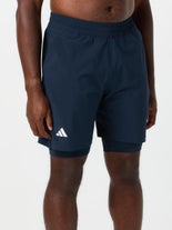 adidas Men's Paris 2-in-1 Short Ink S