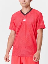 adidas Men's Melbourne Freelift Mesh Top Red XL