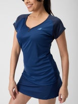 Babolat Women's Play Cap Sleeve Estate Blue XS