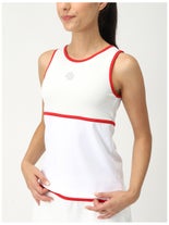 BB Women's Capri Tank White XL